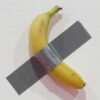 La icónica banana pegada a la pared saldrá a subasta por un millón de dólares