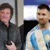 Revelan un vínculo entre Lionel Messi y Javier Milei