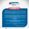 Comunicado UNIVIDA S.A.