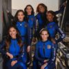 Katy Perry  se encuentra en la primera misión espacial femenina que despega hoy