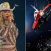 ¡Momento de pánico! Beyoncé queda atrapada en un «coche volador» durante su concierto