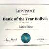 Banco BISA recibe el premio “Bank of the Year – Bolivia 2025” otorgado por LatinFinance