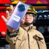 Dispositivo HONOR Magic 5 Lite de bombera en Chile sobrevive a incendio forestal
