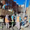 Con la salud de la población como prioridad: más de 300 obreros y 25 vehículos municipales despliegan operativo de limpieza en toda La Paz